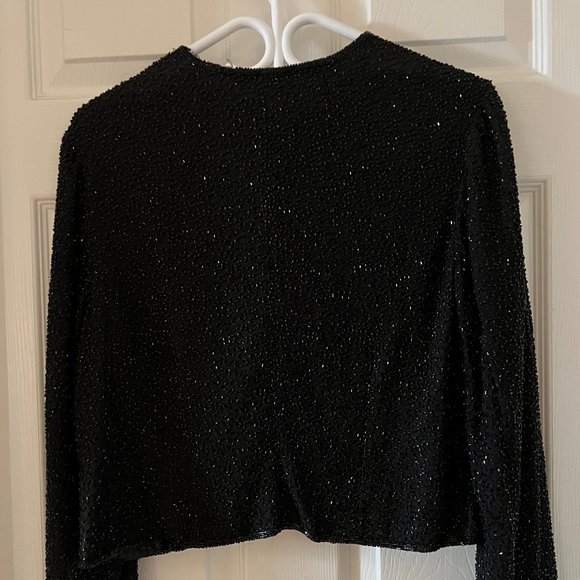 Formal Beaded Dress Jacket - Picture 5 of 13